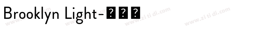 Brooklyn Light字体转换 Brooklyn Light字体转换